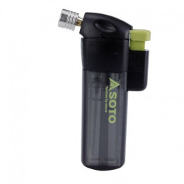 Encendedor Soto Torch w refillable lighter negro