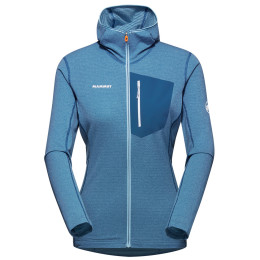 Sudadera funcional de mujer Mammut Aenergy Light ML Hooded Jacket Women 2023 azul claro Cool Blue-Deep Ice