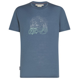 Camiseta funcional de hombre Icebreaker M Mer 150 Tech Lite III SS Tee Van Camp