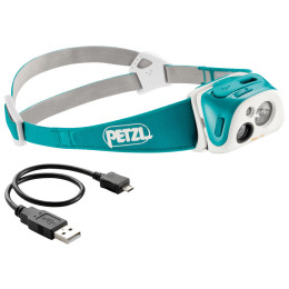 Linterna frontal expuesta Petzl Tikka R+ 170 lm turquesa
