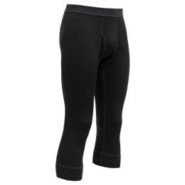 Calzoncillos funcionales de hombre Devold Expedition Man 3/4 Long Johns W/Fly negro Black