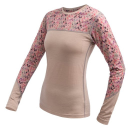 Camiseta de mujer Sensor Merino Impress, dl.rukáv