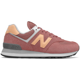 Calzado de mujer New Balance WL574HD2 rosa Burgundy