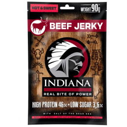 Carne seca Indiana Jerky Beef Hot & Sweet 90g