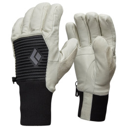 Guantes de esquí Black Diamond Session Knit blanco/negro Birch-Black