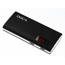 Batería externa Doca Power banka mAh 13000 mAh negro Black