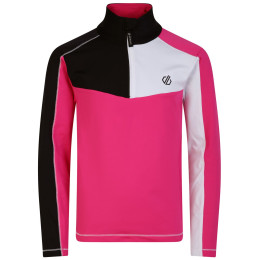 Sudadera funcional para niños Dare 2b Formate II Core Stretch rosa/blanco Pure Pink/Black