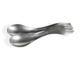 Cuchara-tenedor Light My Fire Swedish Spork 2-pack plata stainless