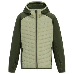 Chaqueta para niños Regatta Junior Andreson Hybrid DkKhaki/LtSg verde DkKhaki/LtSg