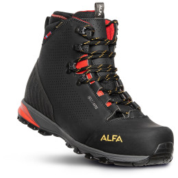 Calzado de senderismo para hombre Alfa Holt Aps GTX M negro/rojo