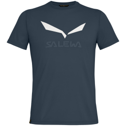 Camiseta de hombre Salewa Solidlogo Dri-Rel M S/S Tee