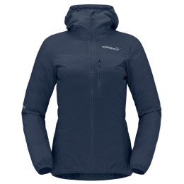Chaqueta de mujer Norrona falketind aero60 Zip Hood azul oscuro Indigo Night