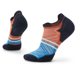Calcetines de hombre Smartwool Run Targeted Cushion Low Ankle Pattern naranja/negro orange rust