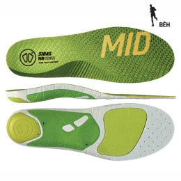 Plantillas Sidas Run 3Feet Sense Mid verde green