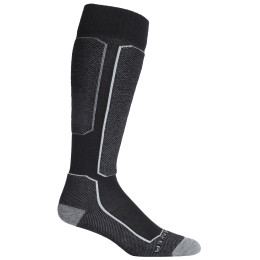 Medias de hombre Icebreaker Mens Ski+ Light OTC negro/gris Black
