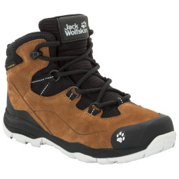 Calzado para niños Jack Wolfskin Mtn Attack 3 Lt Texapore Mid K marrón DesertBrown/Black