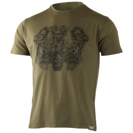 Camiseta funcional de hombre Lasting Hero verde Green