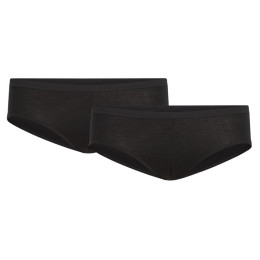 Bragas de mujer Icebreaker Women Merino 150 Siren Hipkini 2 Pack negro Black