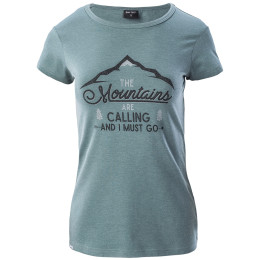 Camiseta de mujer Hi-Tec Lady Nulis gris Silver Pine Melange