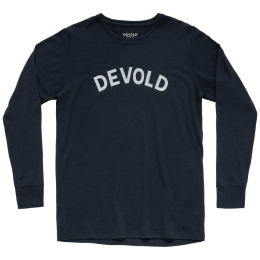 Camiseta funcional de hombre Devold Classic Legacy Ls Man negro Ink