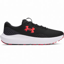 Zapatillas de carrera para hombre Under Armour Charged Surge negro/rojo Black