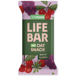Barrita Lifefood Lifebar Oat Snack ovocný BIO 40 g