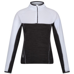 Sudadera de mujer Regatta Womens Hepley negro/blanco White/SlGrey