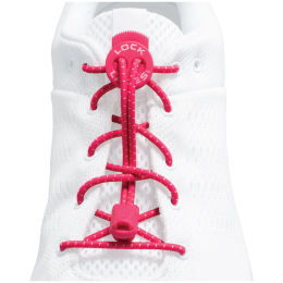 Cordones Lock Laces Original rosa Hot Pink