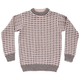 Jersey Devold Original Islender Wool Sweater rosa/gris CHALK PINK/ANTHRACITE