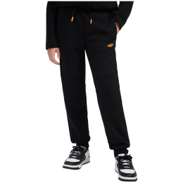 Pantalones de chándal para niños 4F Trousers Cas M1766 Deep Black negro Deep Black