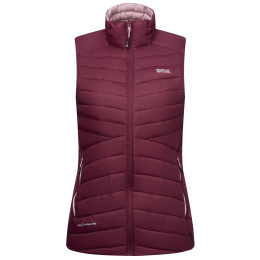 Chaleco de mujer Regatta Womens Leedre Hybrid B/W rojo Fig