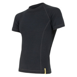 Camiseta funcional de hombre Sensor Merino DF mân.sc. negro Black