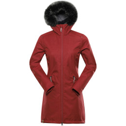 Abrigo de mujer Alpine Pro Priscilla 5 Ins rojo Burgundy
