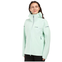 Chaqueta impermeable para mujer Kilpi Hurricane-W verde claro MNT