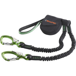 Freno de vía ferrata Skylotec Skysafe Sam negro/verde Black/Green