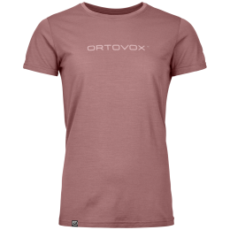 Camiseta funcional de mujer Ortovox 150 Cool Brand Ts W rosa Dusk Rose