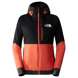 Chaqueta de mujer The North Face W Dawn Turn Hybrid Ventrix Hoodie naranja RADIANT ORANGE/NFB/ASGY