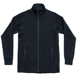 Sudadera funcional de hombre Devold Thermo Wool Jkt Man negro Ink