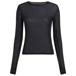 Camiseta de mujer Icebreaker Women Merino Blend 75 Cool-Lite™ Featherlight™ LS Crewe negro Black