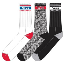 Juego de calcetines Vans MN UNIVERSITY CREW blanco/negro