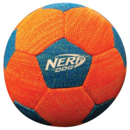 Juguete para perro Nerf Dog X-Weave Soccer Squeak Ball 12,5 cm azul/naranja modrá/oranžová