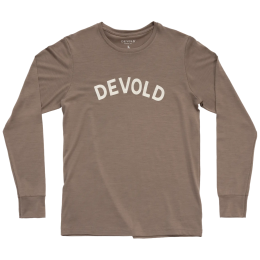 Camiseta funcional de hombre Devold Classic Legacy Ls Man marrón Falcon