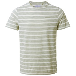 Camiseta de hombre Craghoppers Sten SS T-Shirt verde Sage Stripe