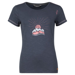 Camiseta de mujer Chillaz Gandia Mountain Watercolor azul oscuro dark blue