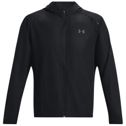 Cortavientos de hombre Under Armour STORM Run Hooded Jacket negro Black / Jet Gray / Reflective