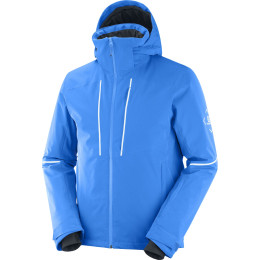 Chaqueta de hombre Salomon Edge Jacket M azul claro IndigoBuntingWhite