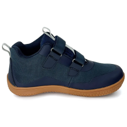 Zapatos barefoot para niños para todo el año Bugga Oscar Blue azul oscuro modrá