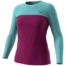 Camiseta funcional de mujer Dynafit Traverse S-Tech Longsleeve W azul/violeta 6211 - beet red/8050