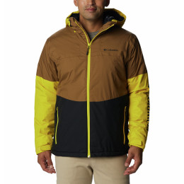 Chaqueta de invierno para hombre Columbia Point Park™ Insulated Jacket negro/amarillo Delta, Black, Laser Lemon