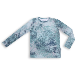 Camiseta para niños Wouki Aiki Green marble verde Green marble